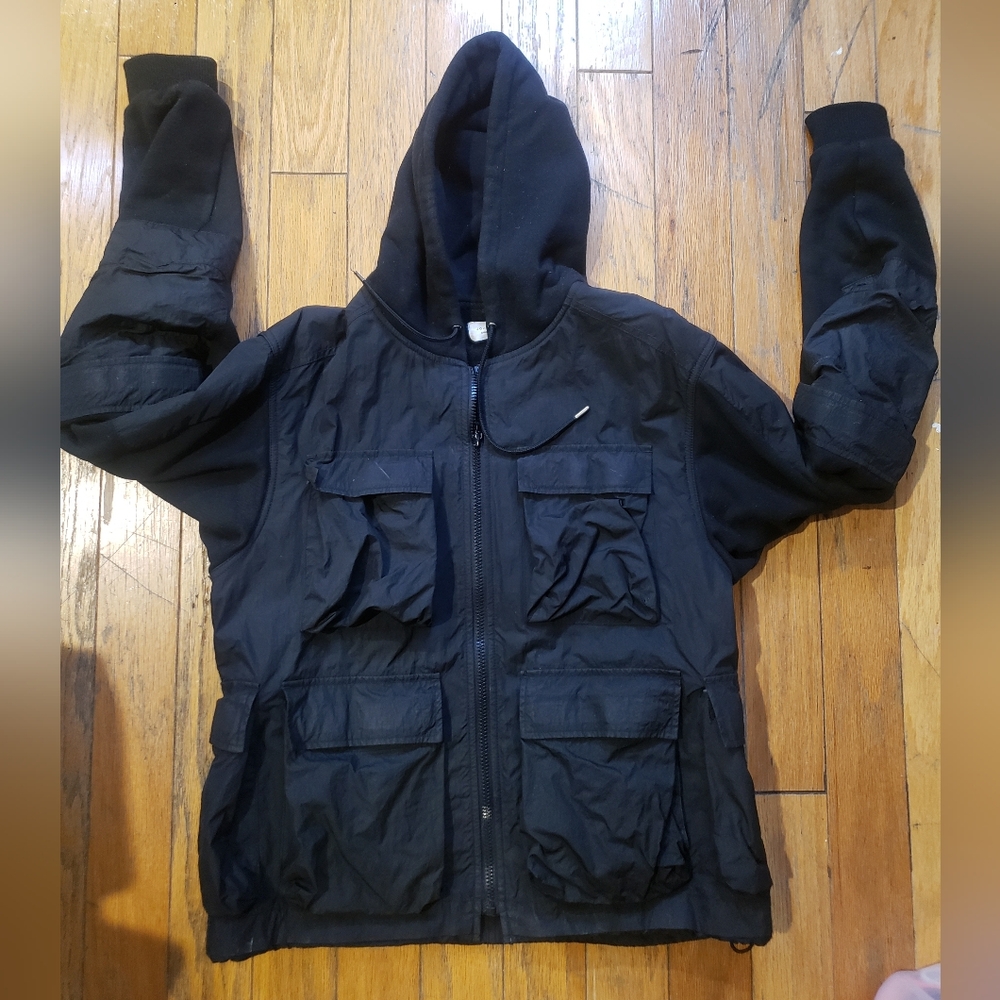 John Elliott Black Military Field Jacket